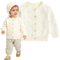 Baby Girl Cardigan,Cream Embroidery