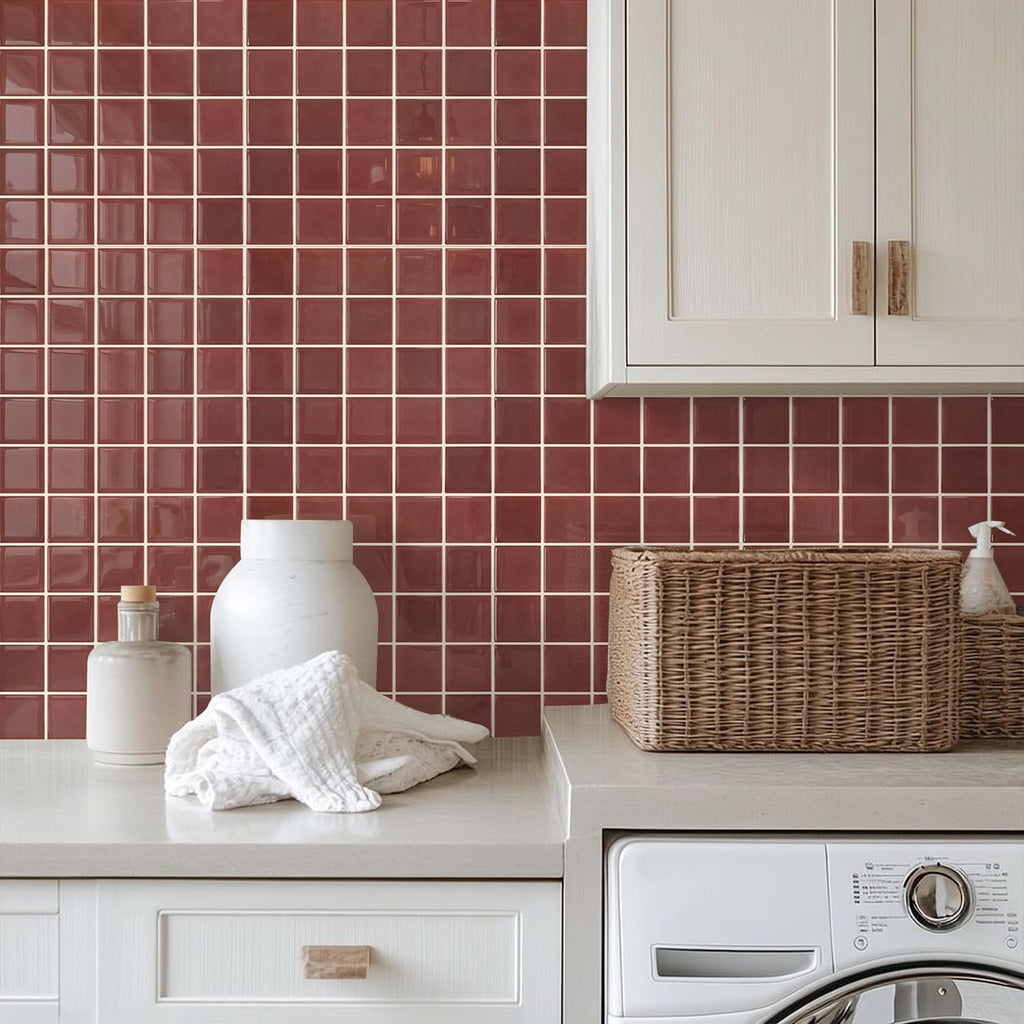 Thicker 3D Peel and Stick Backsplash Tiles, 12" x 12" 10-Pack