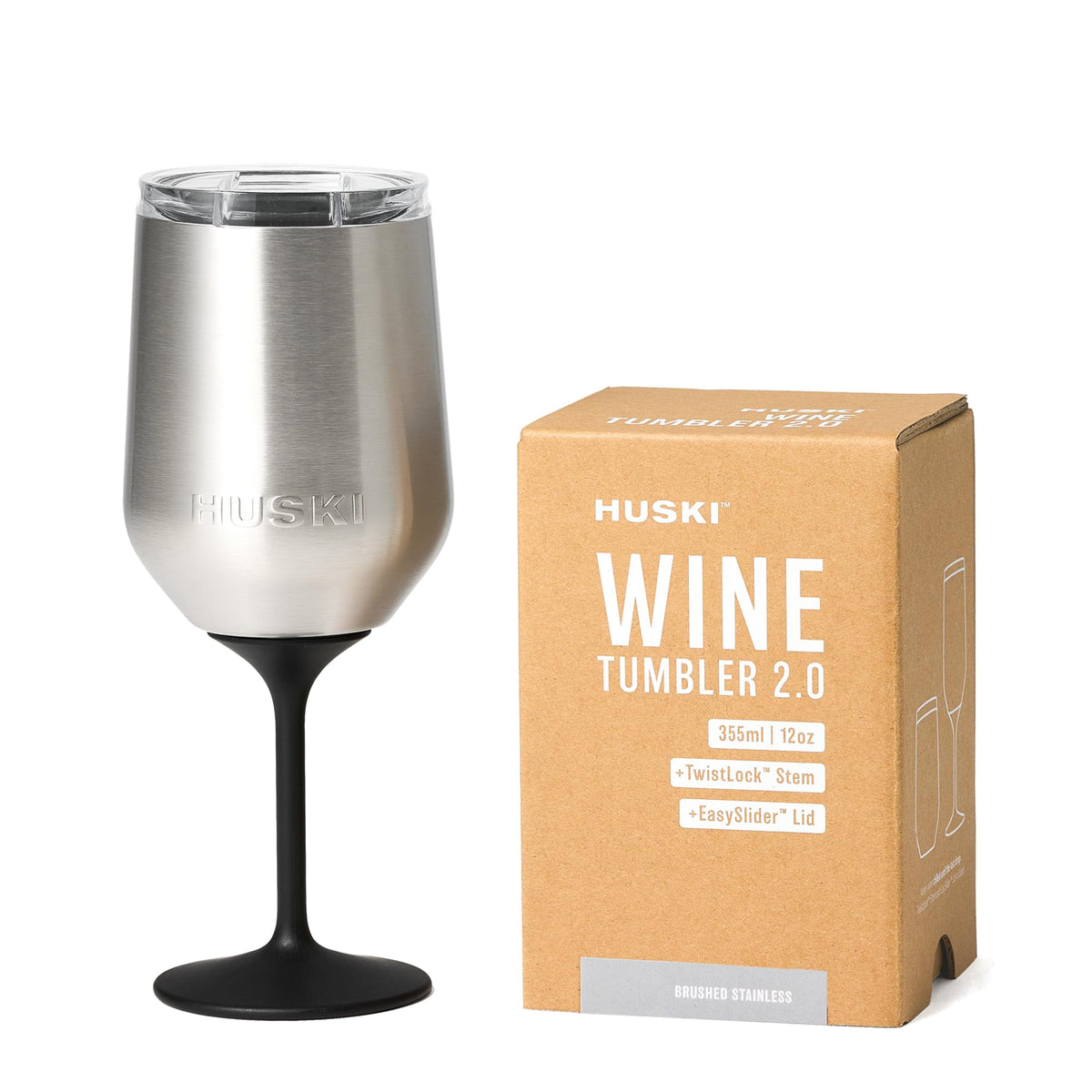 Wine Tumbler 2.0 | NEW | Award-winning Design with Detachable Stem | Premium Stainless Steel Wine Glass with Lid