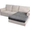 Sectional Couch Cushion Cover Leather-Look 1PC Stretch Chaise Seat Slipcover Individual Sectional Cushion Protector