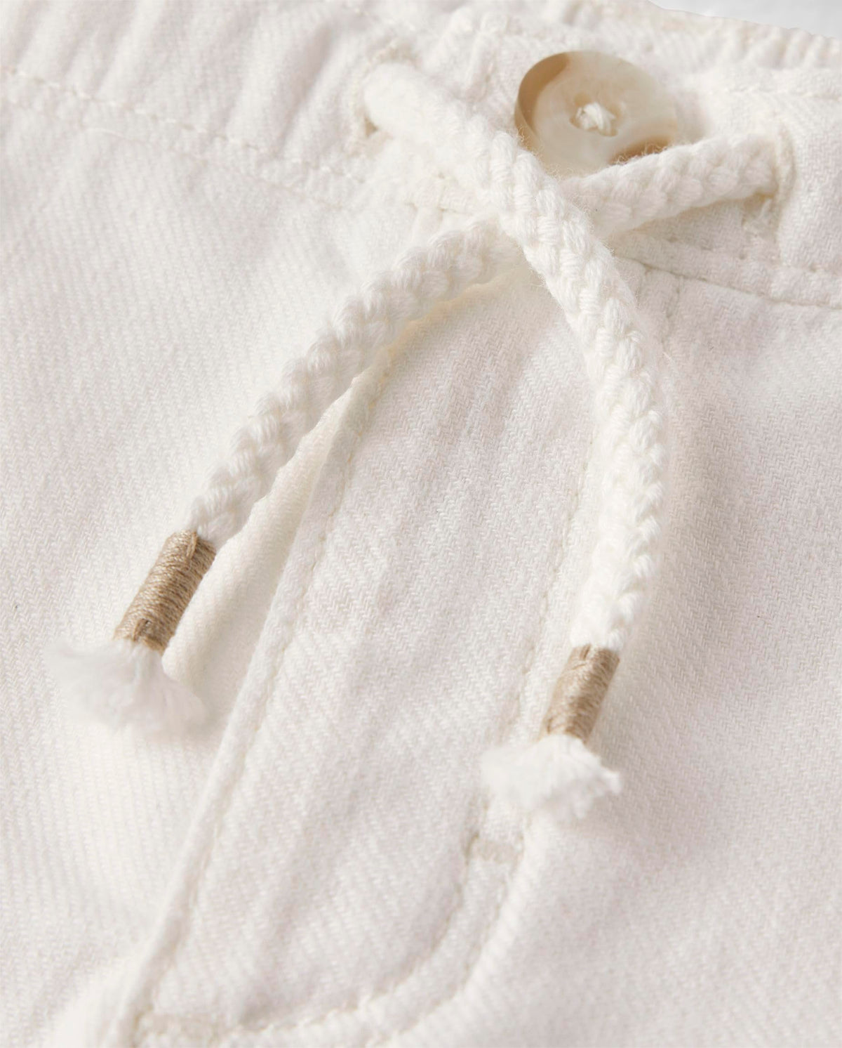 And Toddler Pull on Shorts,Simply White