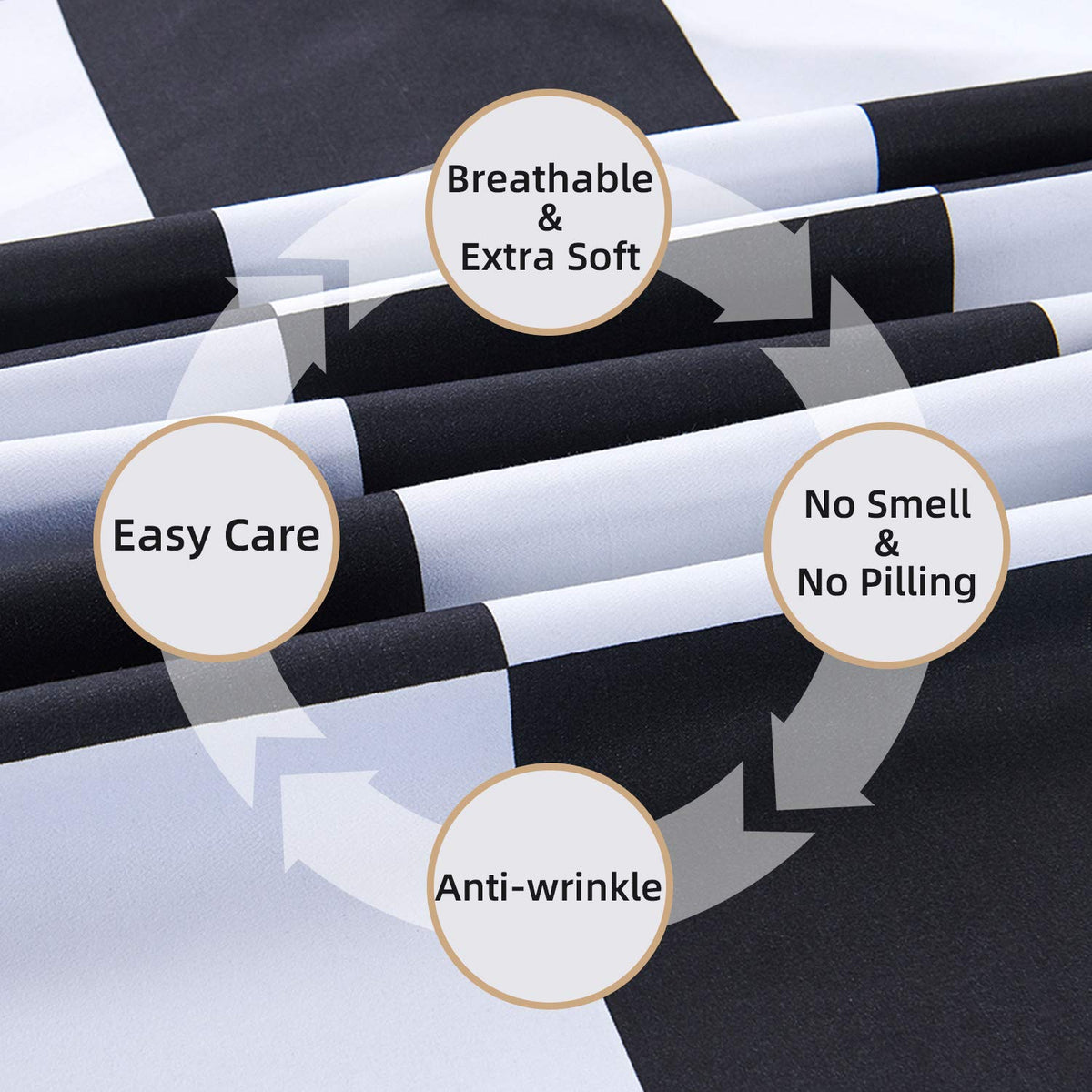 Sheet Set 4 Piece -Microfiber Soft Durable Bedding Sheet Set, Deep Pocket, Stain, Fade & Wrinkle Resistant
