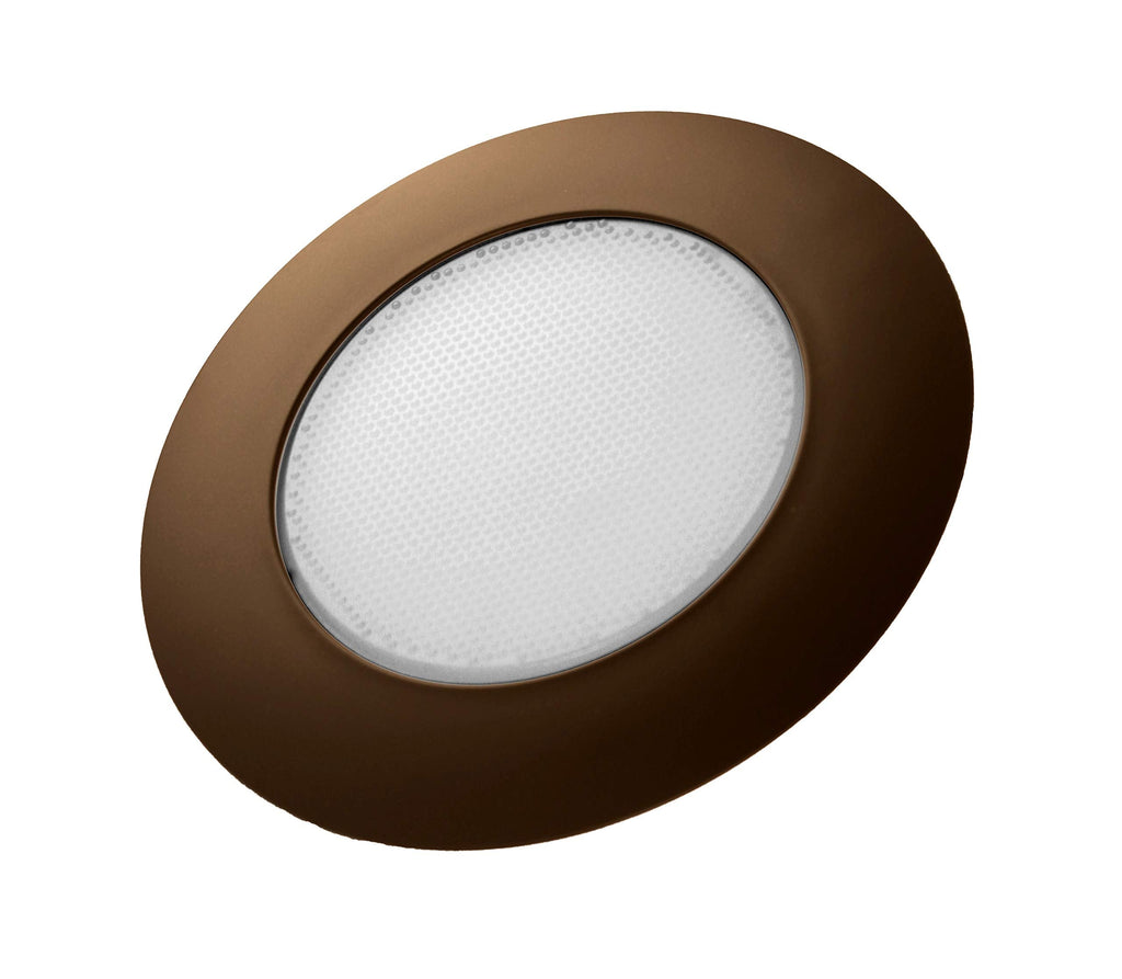 6 inch Oil-Rubbed Bronze Recessed Shower Trim with Albalite Lens (17505OB)