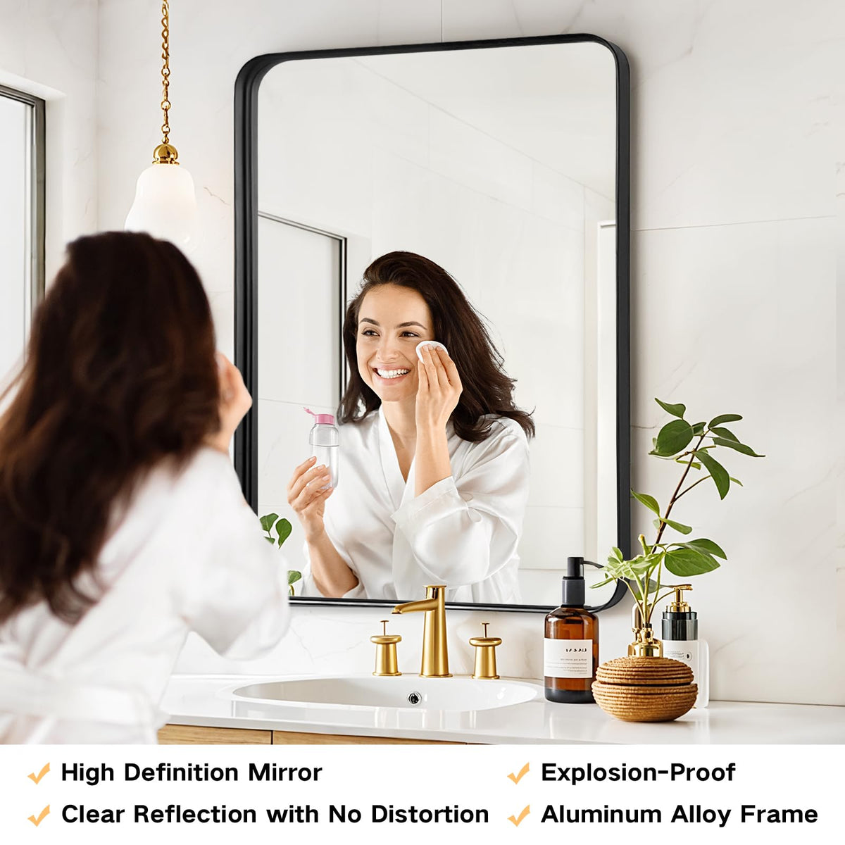 Bathroom Vanity Mirror Over Sink 30x36, Large Wall Mounted Mirror