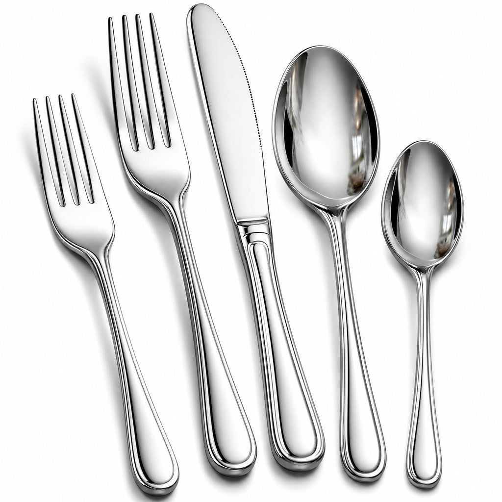 Silverware Set for 12,60 Piece Heavy Duty Cutlery Set