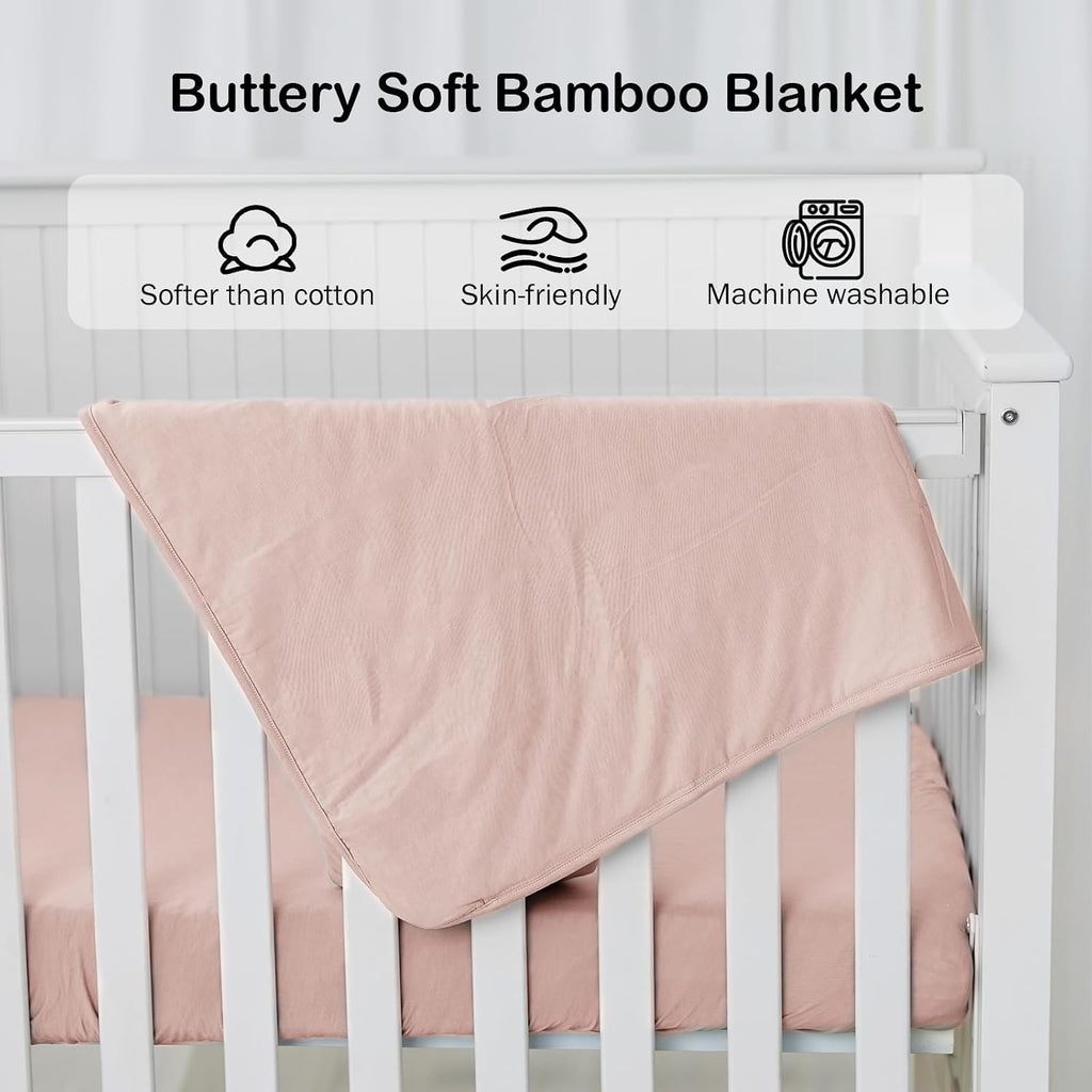 Rayon Made From Bamboo Baby Blanket for Boys Girls 30 x 40 Inch