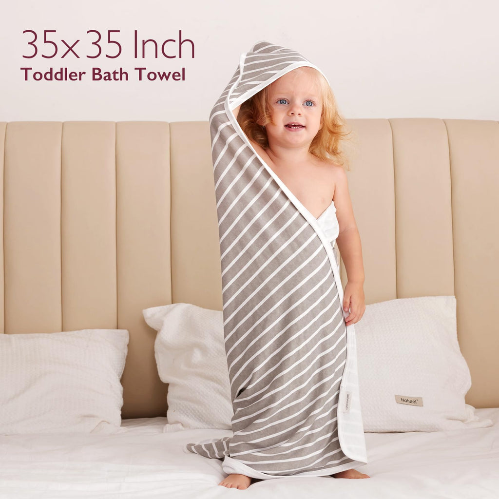 Baby Towels, Soft Absorbent Bath Towel for Newborn&Toddler,Sky