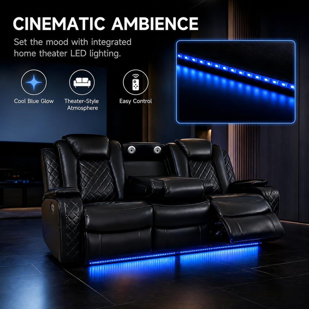 3-Piece Power Recliner Sofa Set