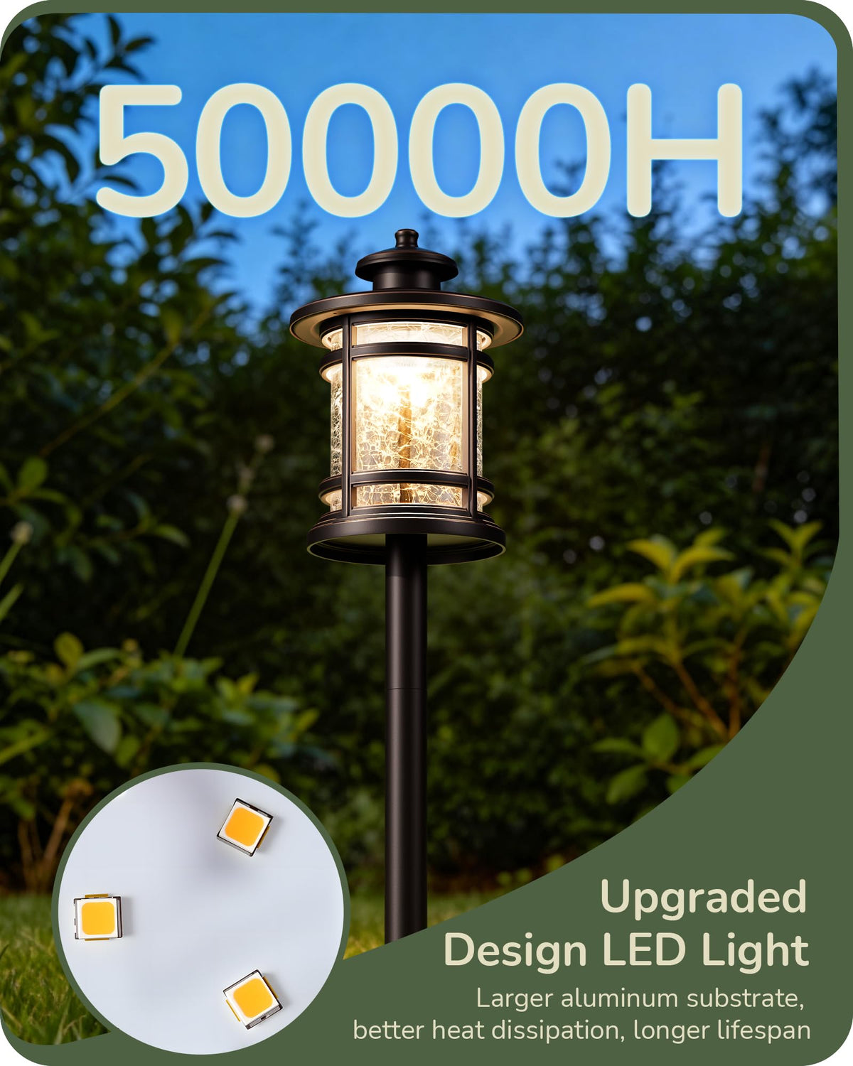 Low Voltage Pathway Lights Waterproof Landscape Path Lights 6 Pack