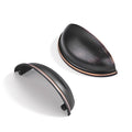 10 Pack 3" Drawer Pulls Oil Rubbed Bronze Cabinet Cup Pulls Kitchen Hardware Cabinet Handles Drawer Handles Knobs 3
