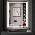24" x 36" LED Bathroom Mirror with Lights, Memory Vanity Mirror