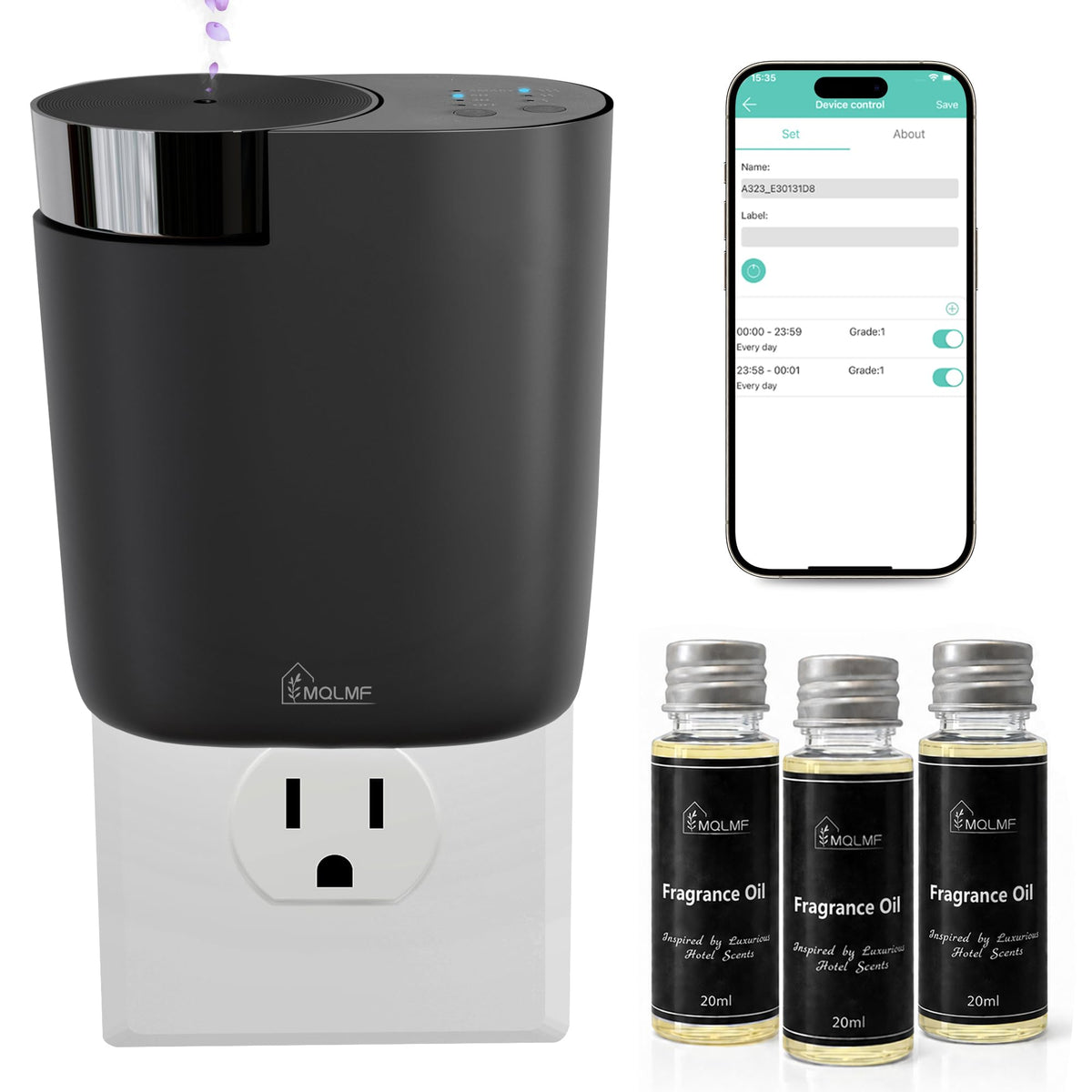 Waterless Plug in Diffuser, Essential Oil Plug in Wall Diffuser