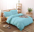 600-TC Hotel Long Staple Premium Microfiber Super 108x98 Size 3-Pieces Duvet Cover Set Hidden Zipper Closer &