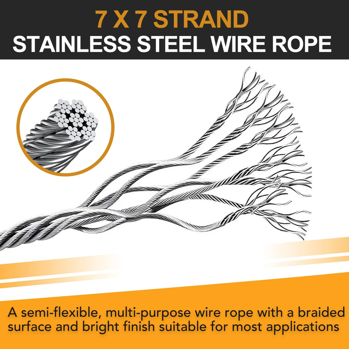 20 Pack Stage Light Safety Cables for Stage DJ Party Lights Thickened 1/8 Diameter Stainless Steel Security Cable
