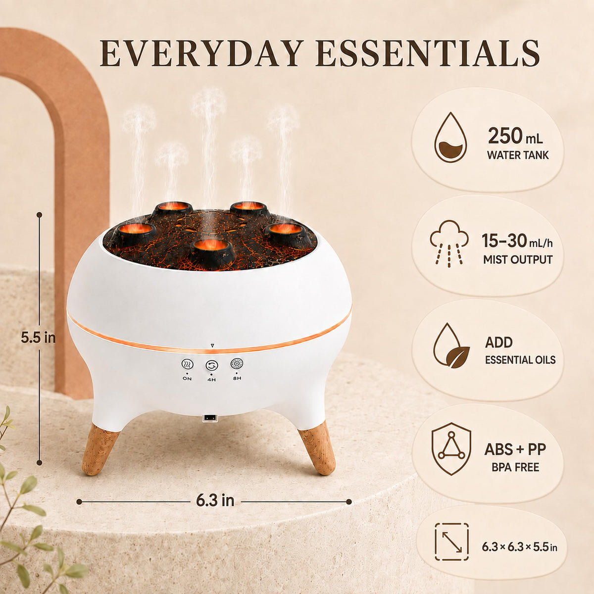 Essential Oil Diffuser Dancing Jellyfish Aromatherapy Diffuser Humidifier with 7 Colors LED Lights, Remote