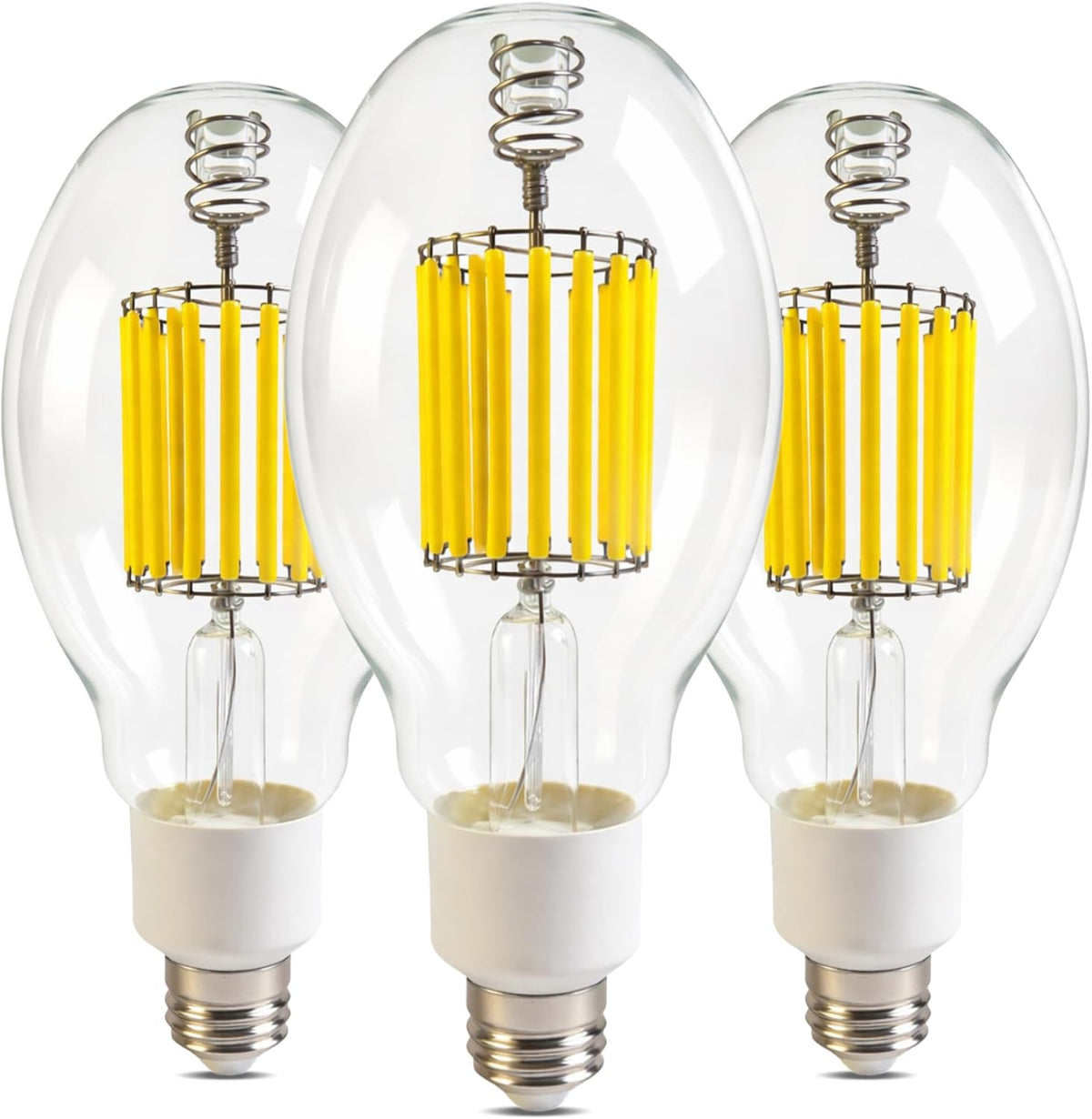 3 Pack ED28 LED Light Bulb 300W HID Equivalent, 5000LM High Brightness, 4000K Cool White, E26 Base, 26W Edison Bulb