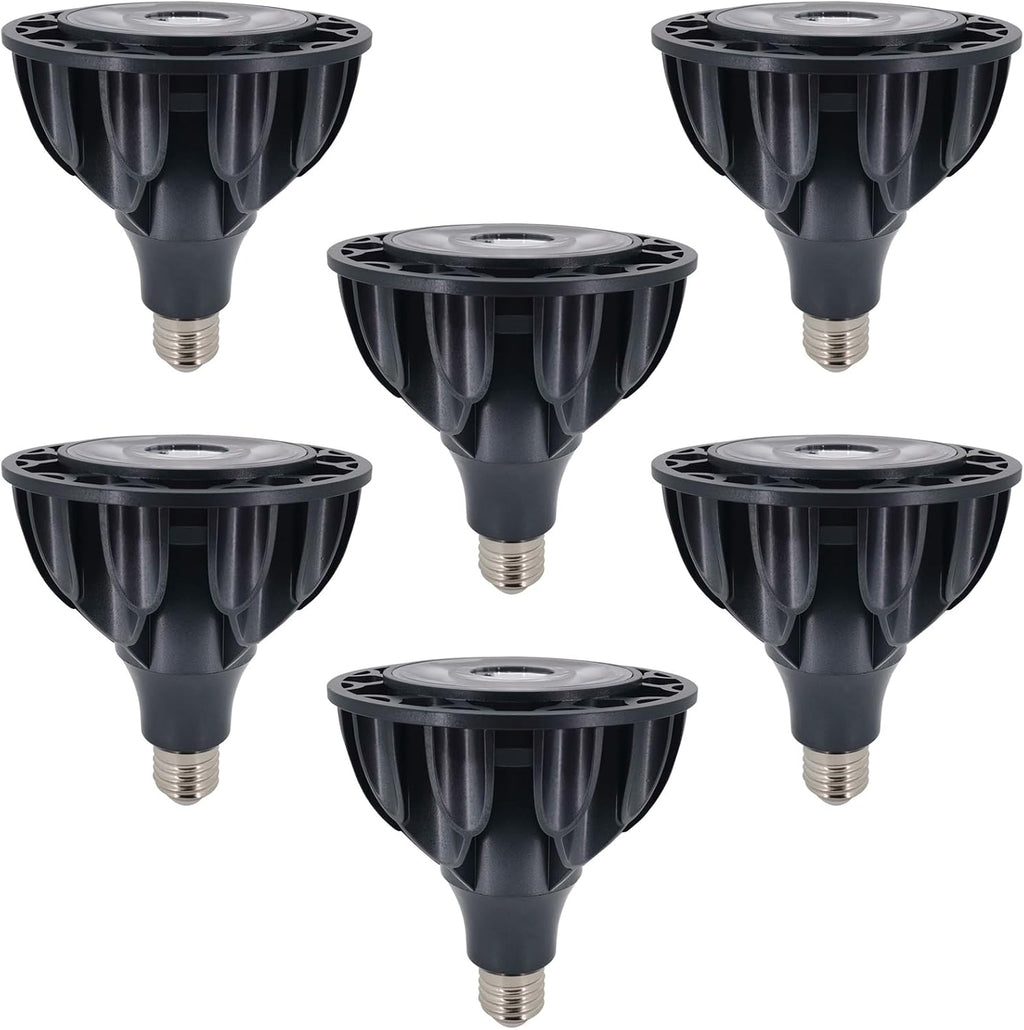 ) PAR38 Flood Light LED Bulb 25 Watt COB Grow Lights (200 Watt Eqv.) 2500 Lumens Spotlight, 36° Beam Angle