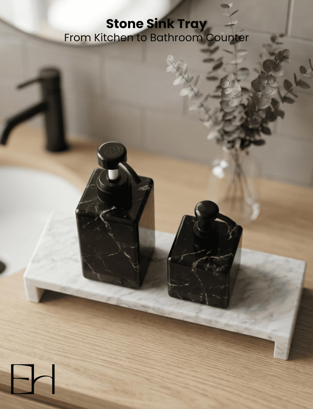 Marble Riser Counter, Marble Serving Tray with Legs