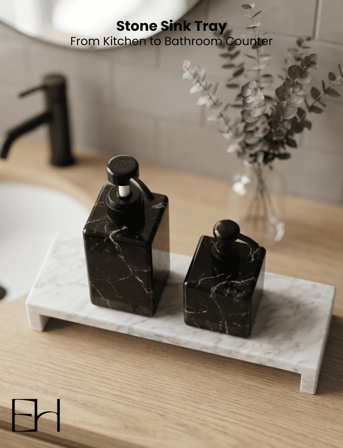 Marble Riser Counter, Marble Serving Tray with Legs