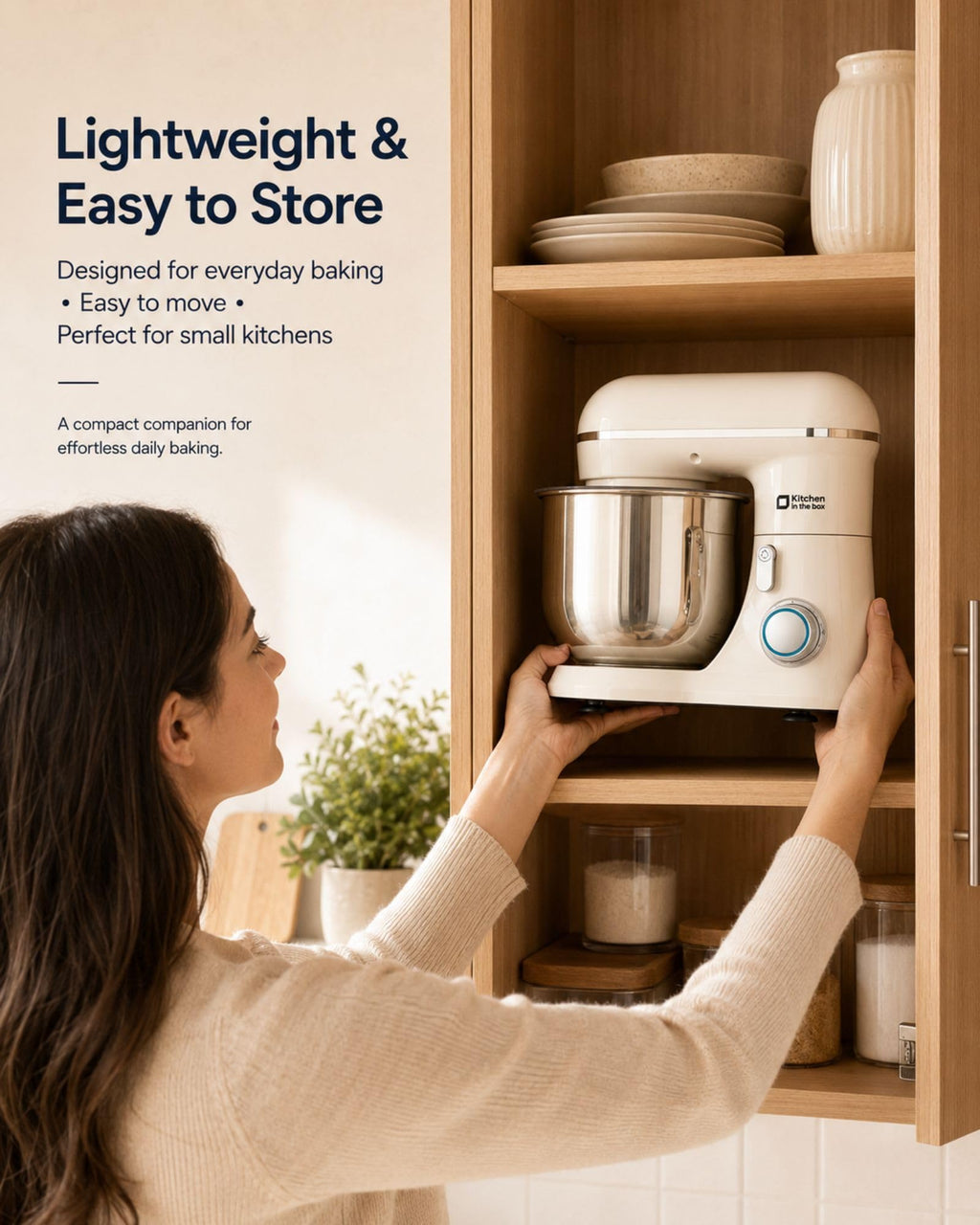 Stand Mixer, 3.5 QT Kitchen Electric Mixer for Baking