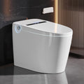 Luxury Smart Toilet with Bidet Built in Bubble Wash, Auto Open/Close Lid Water Filter Instant Heated Seat Dryer