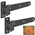 Heavy Duty Gate Hinges for Farm & Driveway Gates, 2 Pack