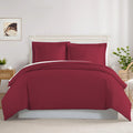 500 TC Luxury 3 Sided Zipper Closure, 3 PCS Duvet Cover Organic Cotton - XL Size (68 x 90) Inches