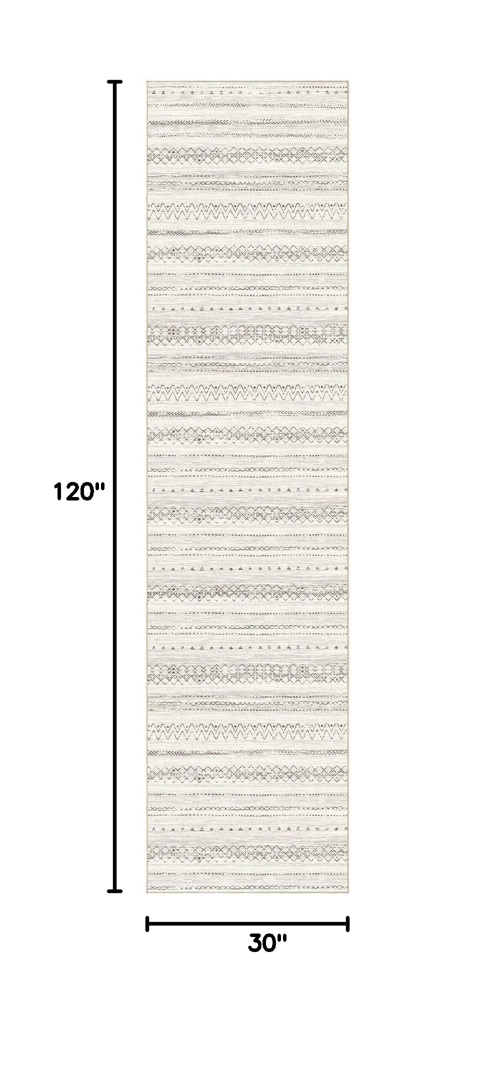 Hallway Runner Rugs Washable Boho Moroccan Soft Rug