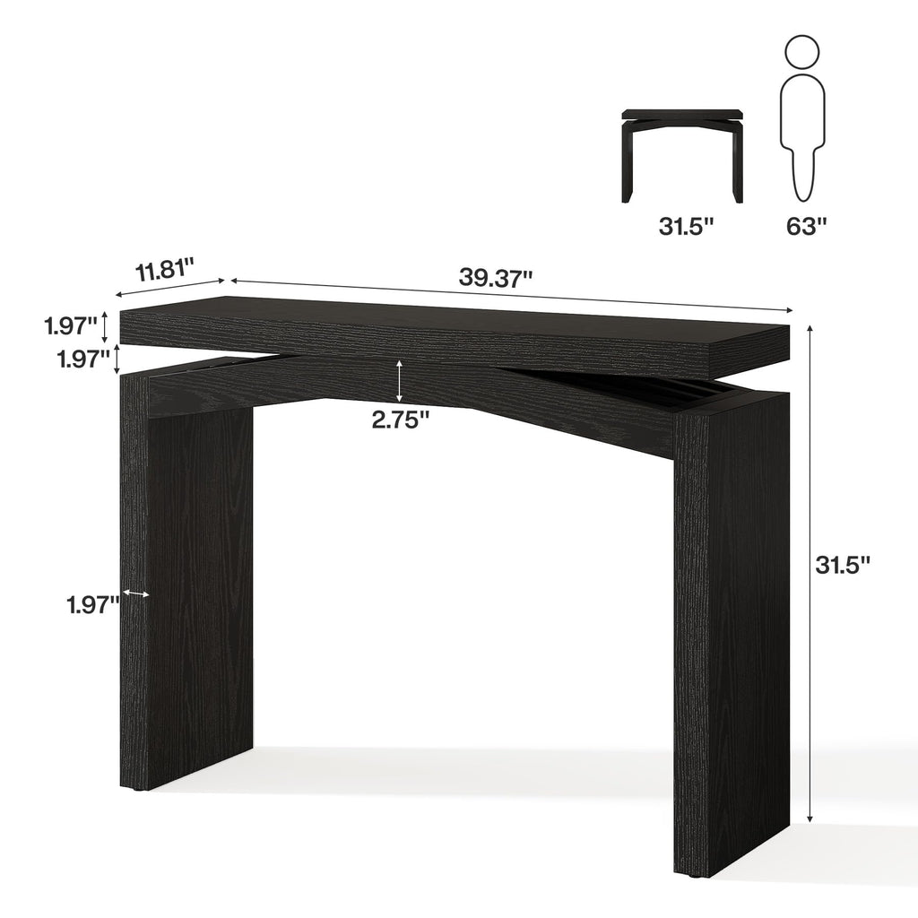 40-Inch Console Table, Farmhouse Sofa Console