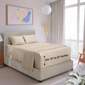 Extra Deep Pocket Sheet Sets, Luxury Soft 6 Piece Bed Sheet Set Fits Mattress 18-24 Inches - Linen