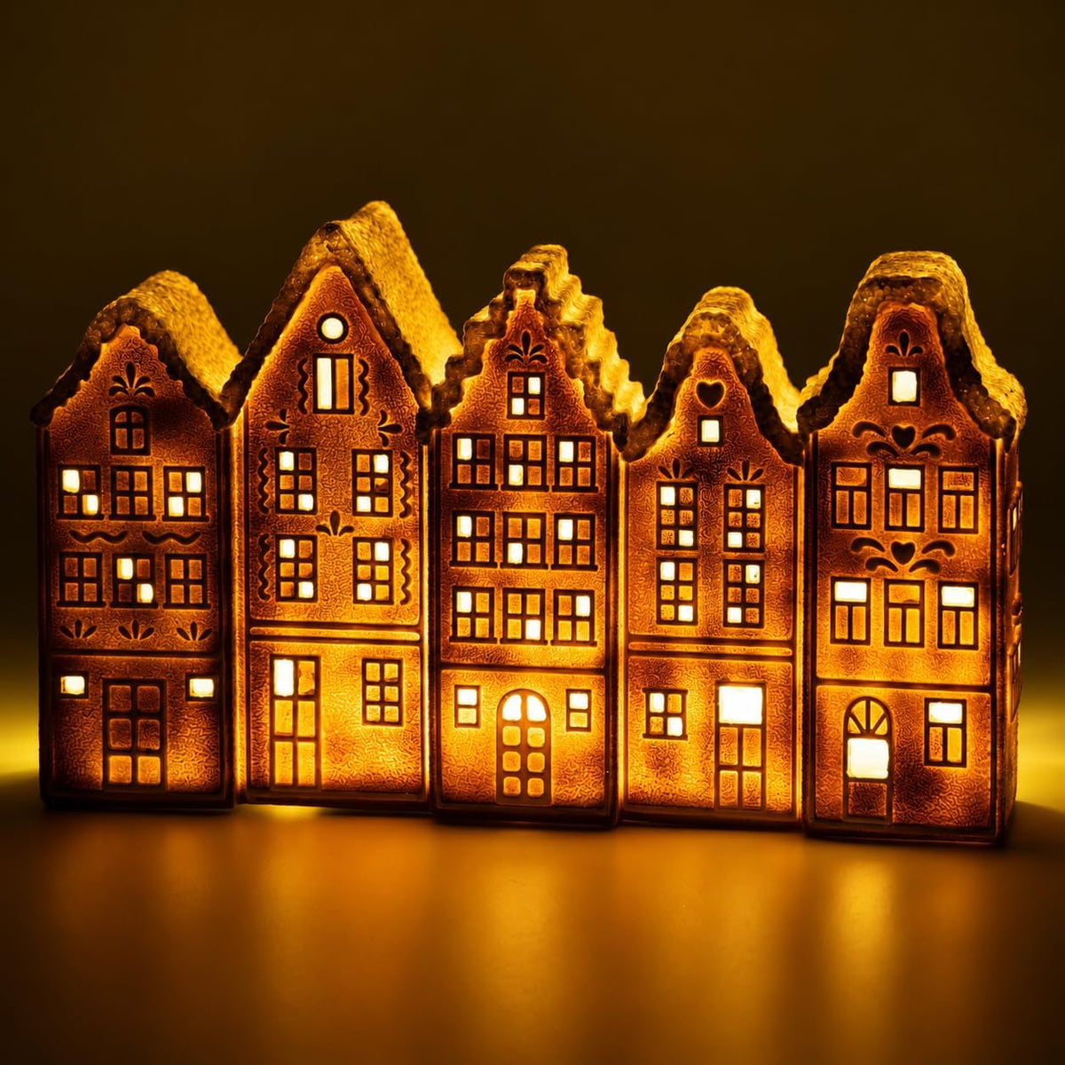 Lighted Gingerbread House, Christmas Village Decor
