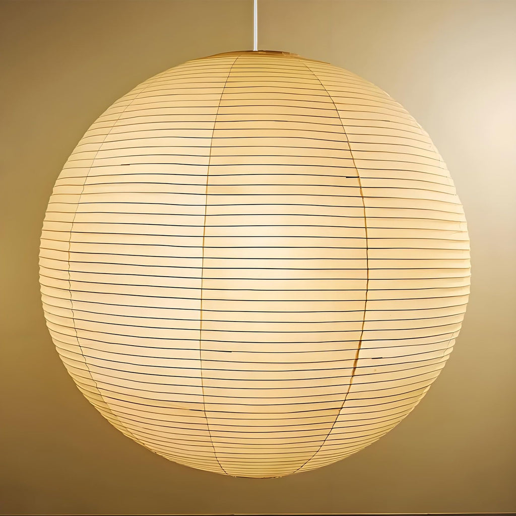 12 Inch Round Plug in Hanging Paper Lantern Lights with Cord
