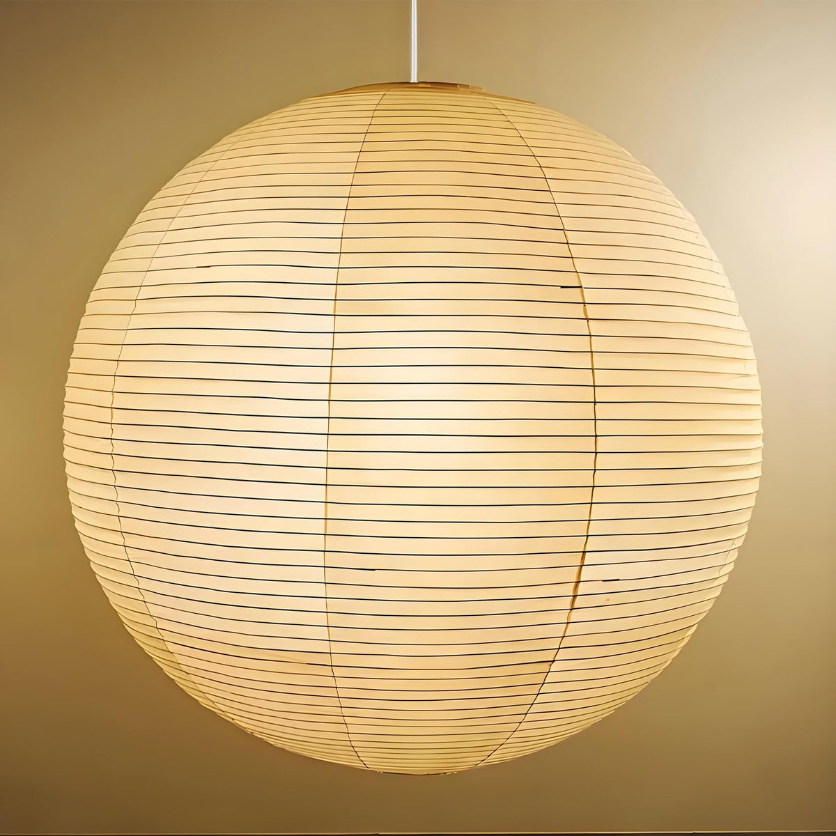 12 Inch Round Plug in Hanging Paper Lantern Lights with Cord