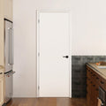 28x80 in Modern Flush Smooth White Primed Interior Door Panel
