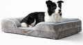 Orthopedic Dog Bed Medium Size Dogs: Comfort Cats Couch Sofa with Washable Removable Cover, Soft Flannel