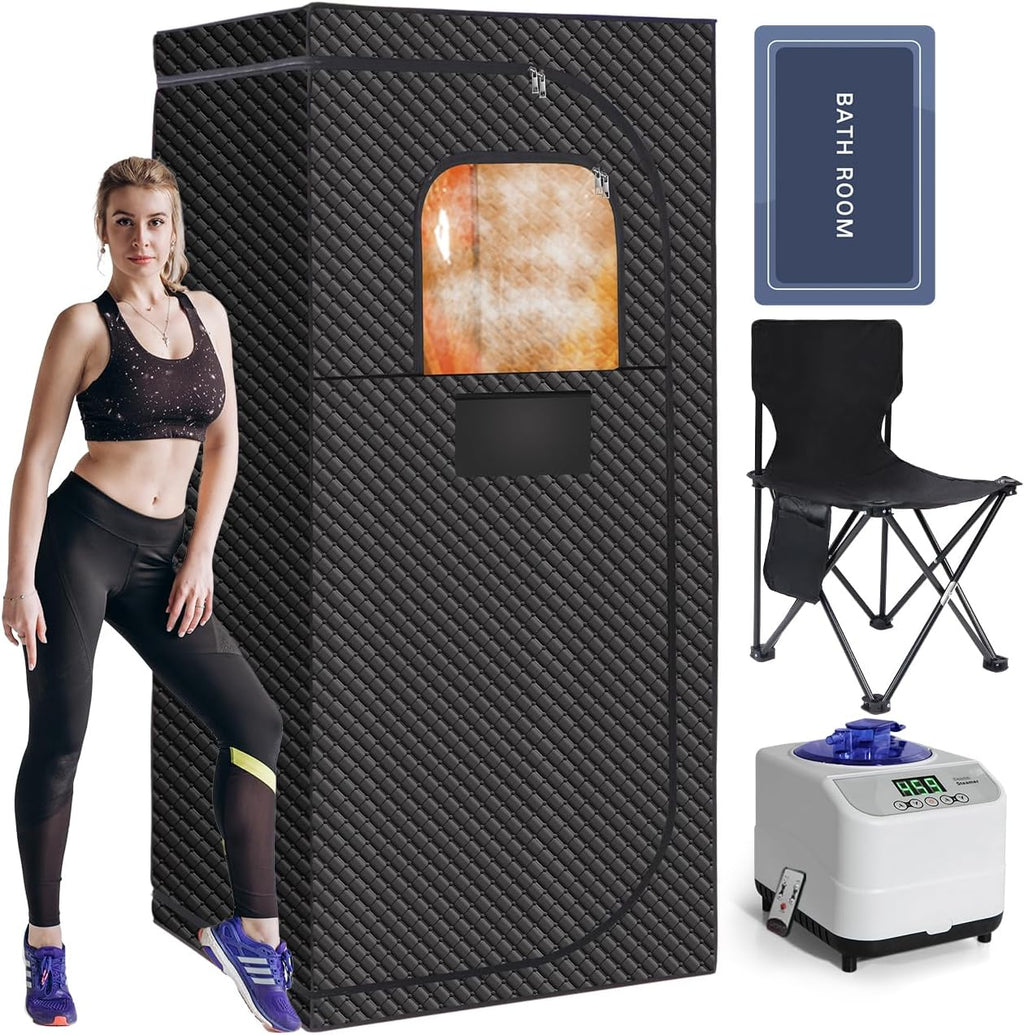 Sauna Box for Relaxation,Portable Steam Sauna for Body Relaxation,Portable Personal SPA Steam Tent with 3L /1500W