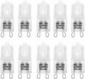 10 Pack Frosted Lense 40W Q40/G9/FR/120V G9 JCD 40 Watt 120 Volt T4 JD Type Halogen Light Bulb Photography Studio Bar