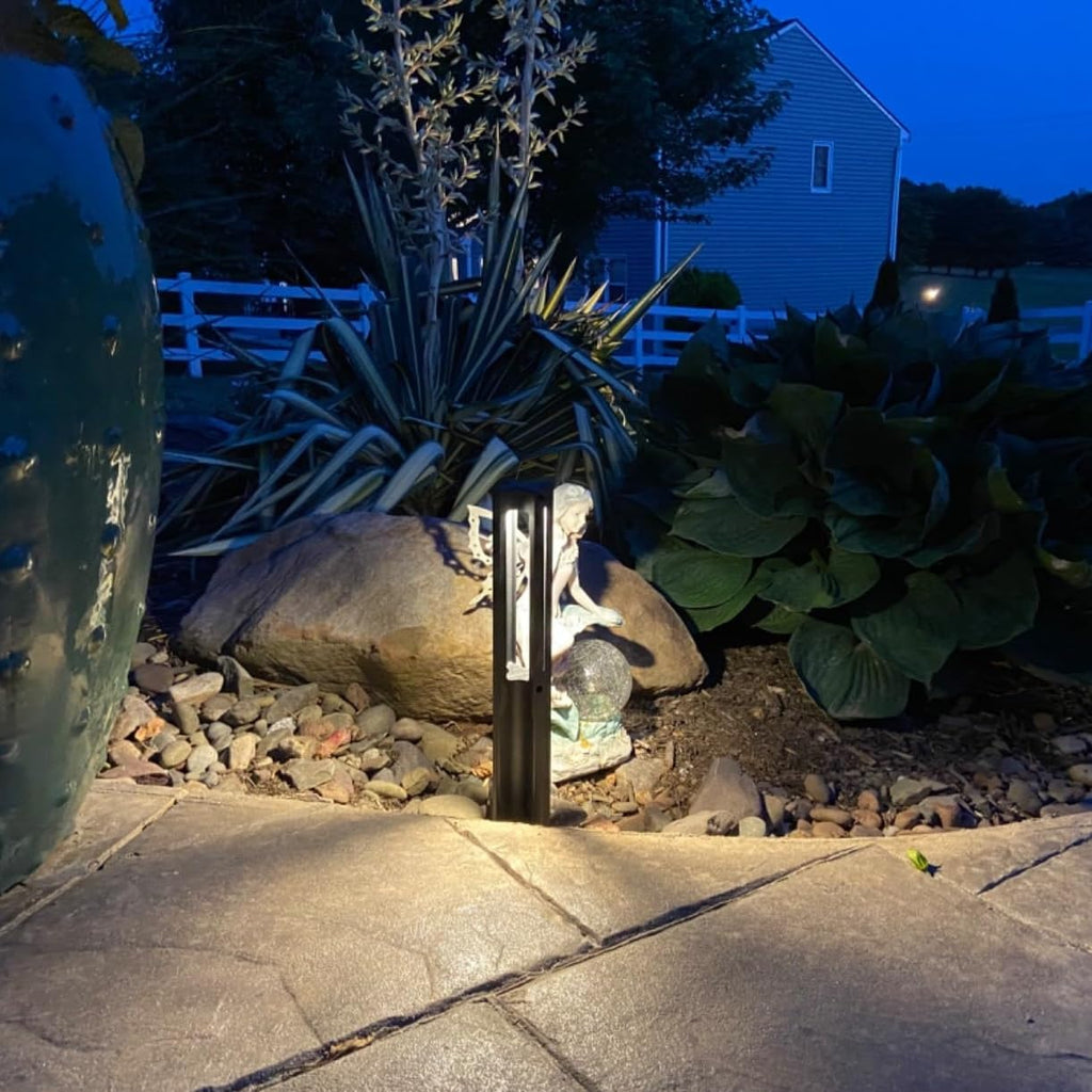 3W LED Low Voltage Path Lights Aluminum 3000K Black
