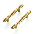 Cabinet Handles,5" Length,3" Hole Center,Brushed Brass,55 Pack