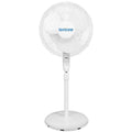 Supreme Oscillating Pedestal Fan w/ Remote , White, 16 in