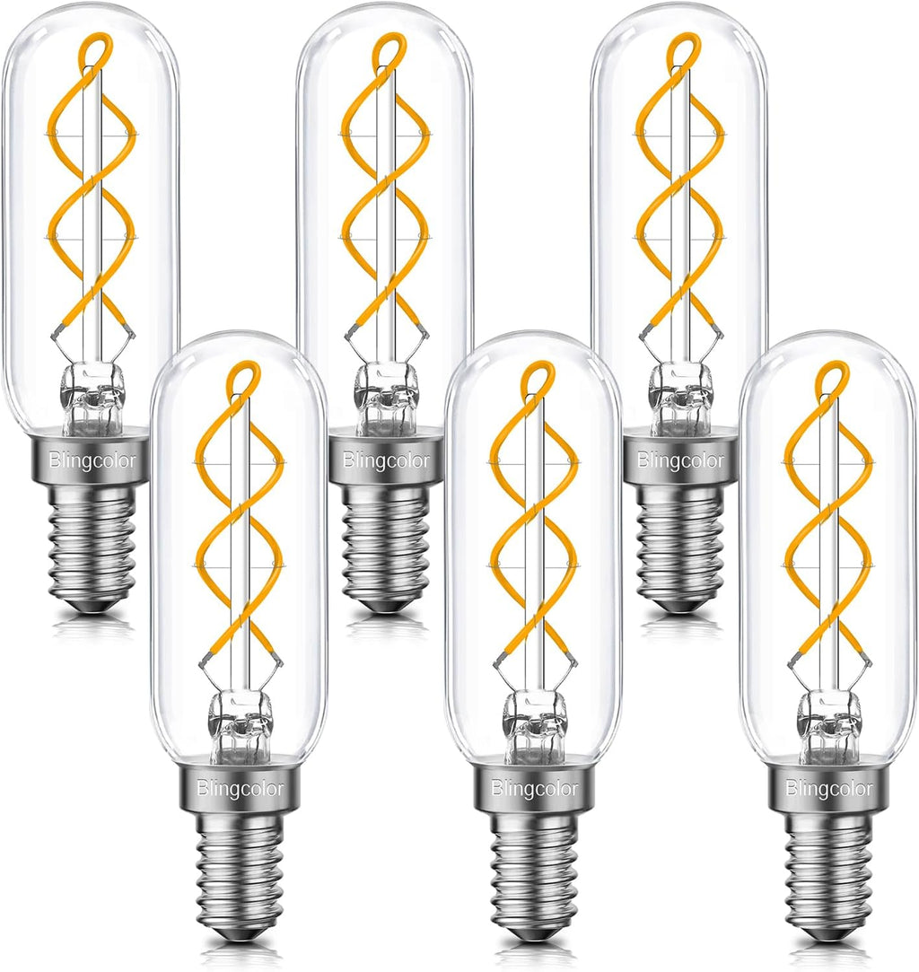 6 Pack Dimmable E12 LED Edison Candelabra Bulbs 40 Watt, Warm White 2700K