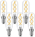6 Pack Dimmable E12 LED Edison Candelabra Bulbs 40 Watt, Warm White 2700K