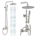 Outdoor Shower Kit 304 Stainless Steel, Brushed Nickel, 10 Inch
