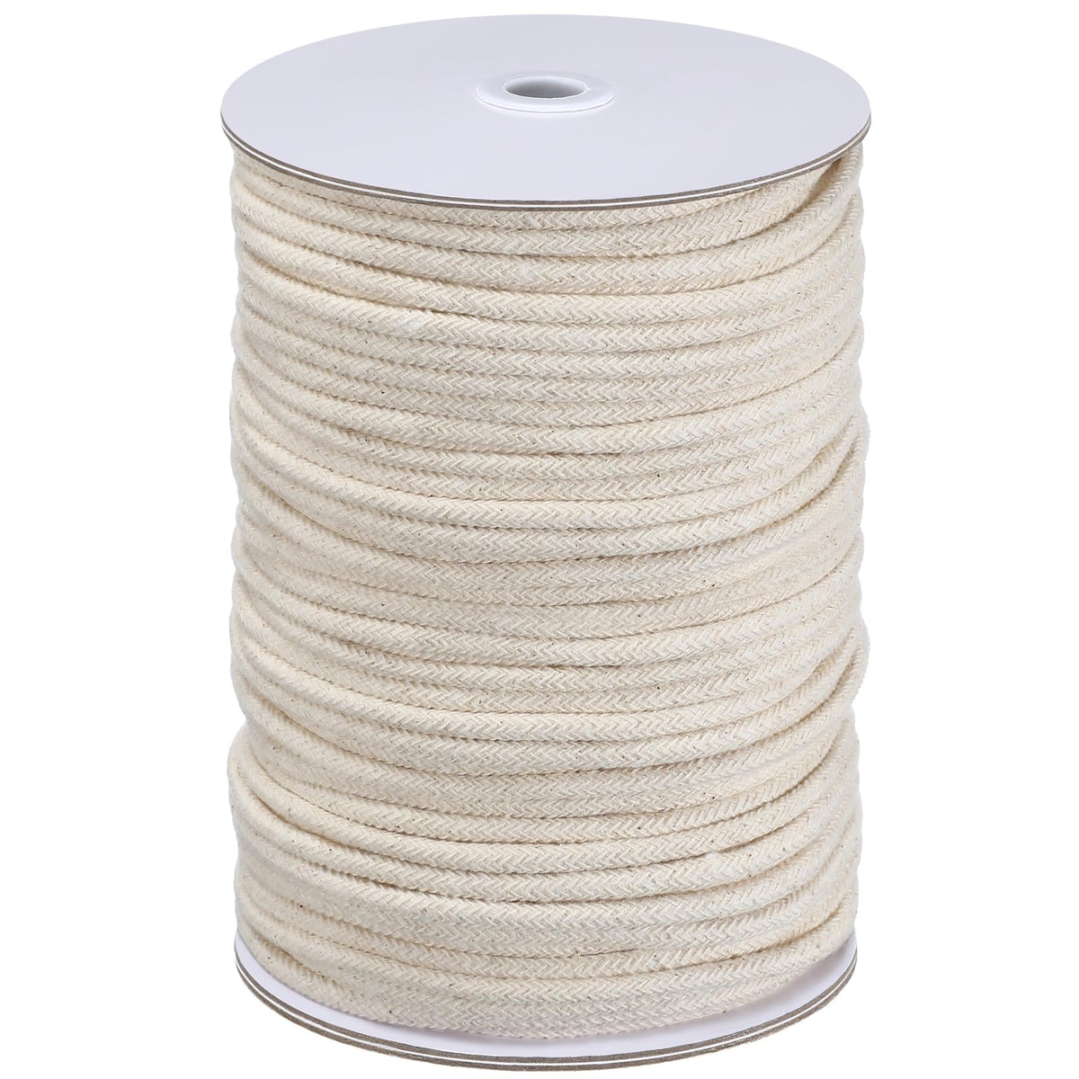 0.12 Inch x 100 yd Cotton Piping Cord Natural Cording for Sewing Cotton Cord for Upholstery Pillows Welting