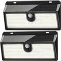 Solar Flood Lights Outdoor Motion Sensor, 452 LED Solar Security Lights with 26FT PIR Sensor, 270° Wide Angle, 30%