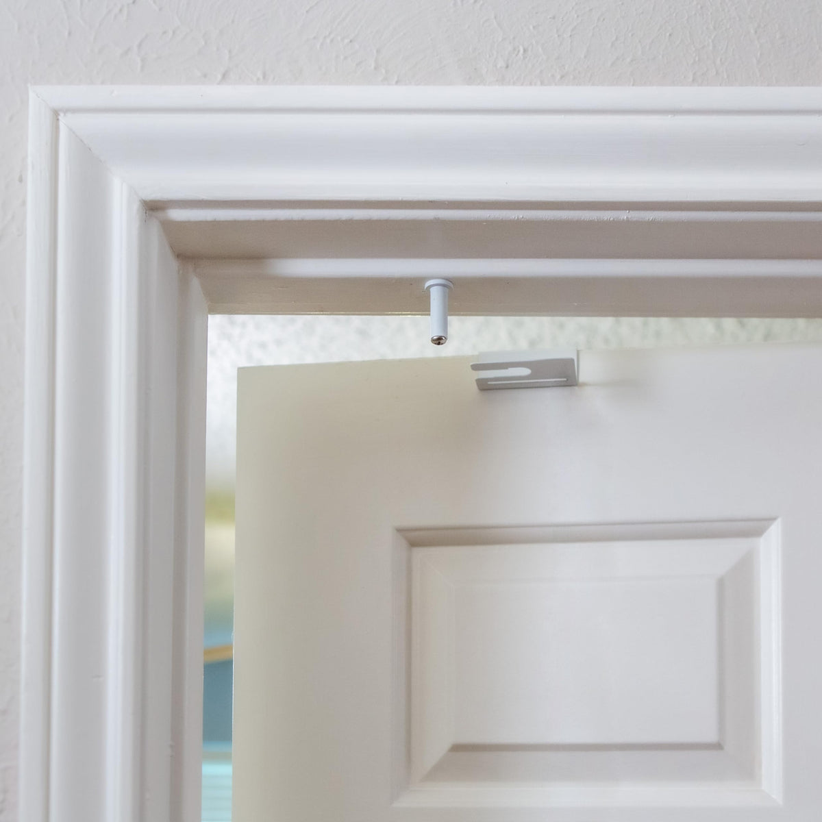 4 Pack - Child Safety Door Top Lock | Access Lock from Either Side of The Door | for Interior & Exterior Doors
