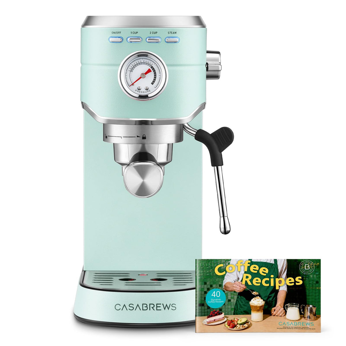 Espresso Machine, Small Coffee Maker with Steam Wand
