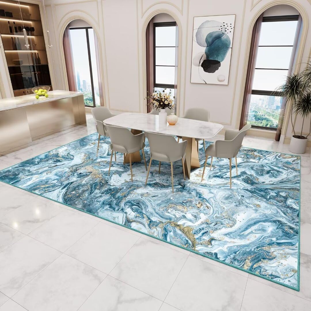 Washable Area Rug - Artistic Style Modern Rug