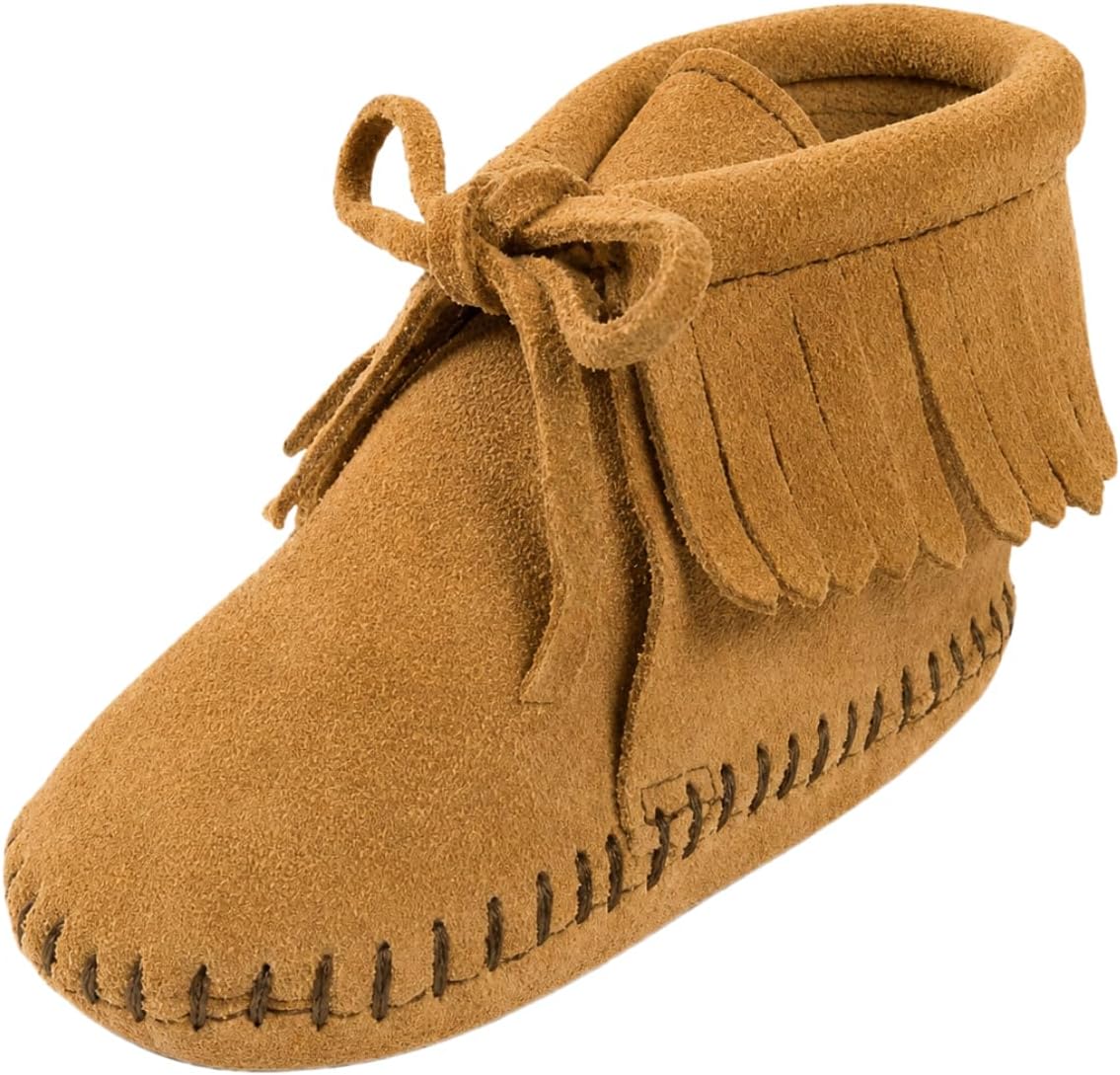 Suede Fringe Bootie (Infant/Toddler)