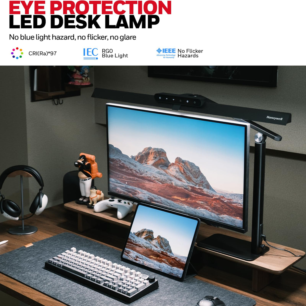 HJ1BK Eye-Caring 1200LM LED Architect Desk Lamp